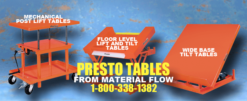 Presto tables from Material Flow